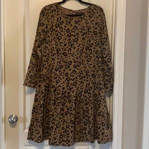 Animal print dress